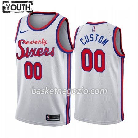 Canotte Bambino Philadelphia 76ers Personalizzate 2019-20 Nike Classic Edition Swingman
